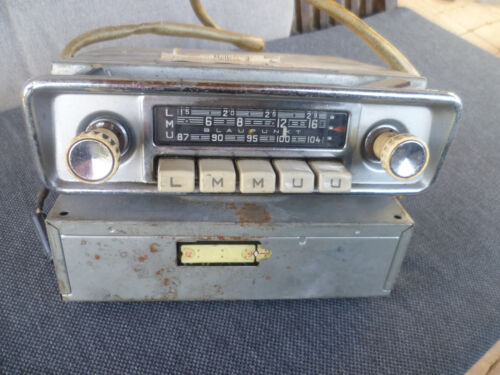 Oldtimer Blaupunkt Frankfurt V-Serie Autoradio Radio LMU 6V 12V 50er 60er Jahre - Afbeelding 1 van 24