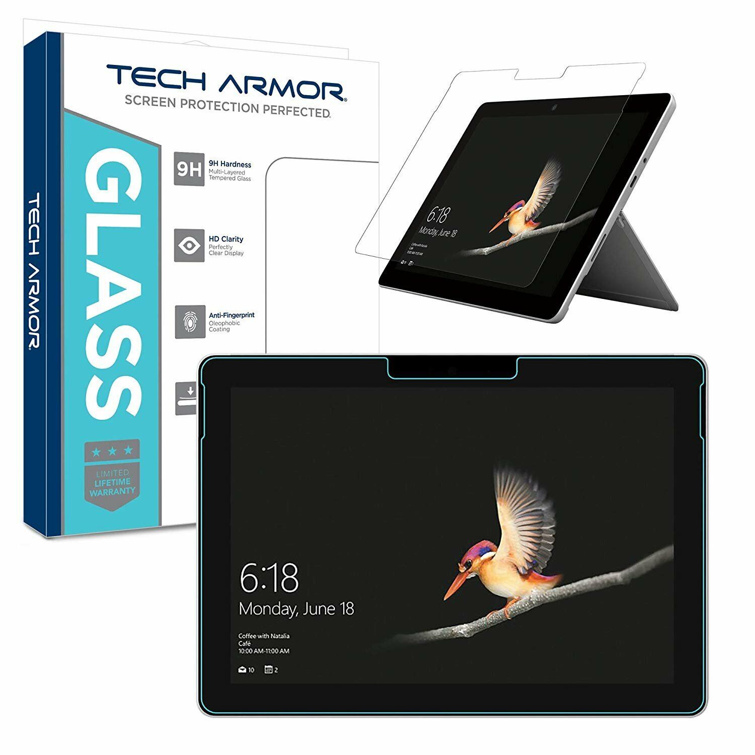 Tech Armor Ballistic Glass Screen Protector for Microsoft Surface Go (2018) [1]