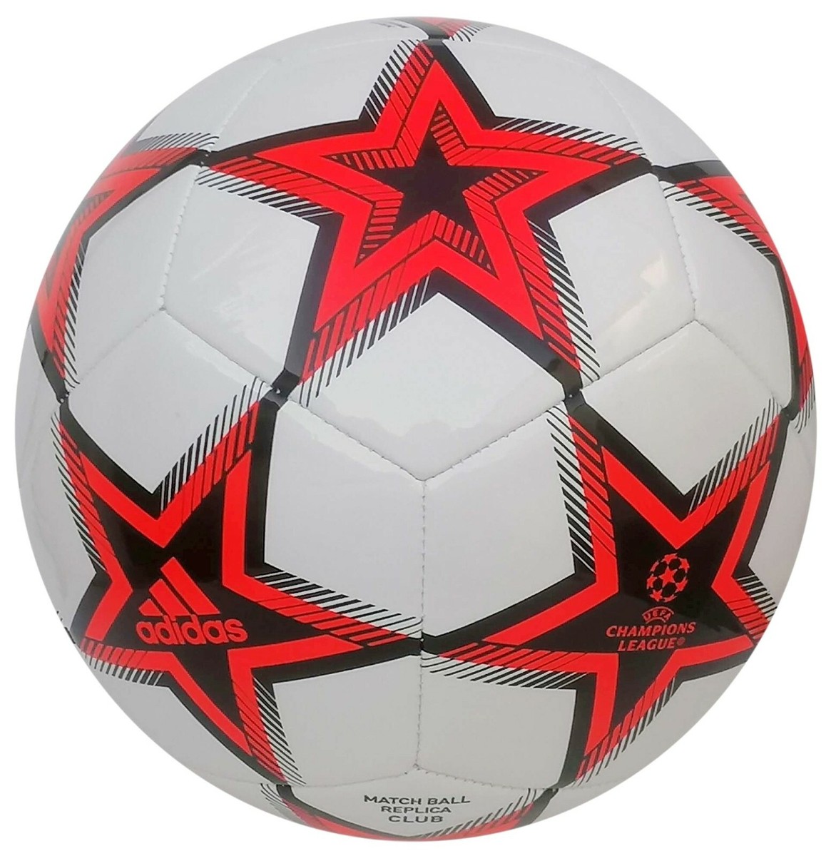 Adidas Finale 21 Club Football Ball Stars White-Red Finale