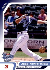 Tarjeta Corpus Christi Hooks Tribuna 15 2012 José Martínez Carabobo Venezuela VZ