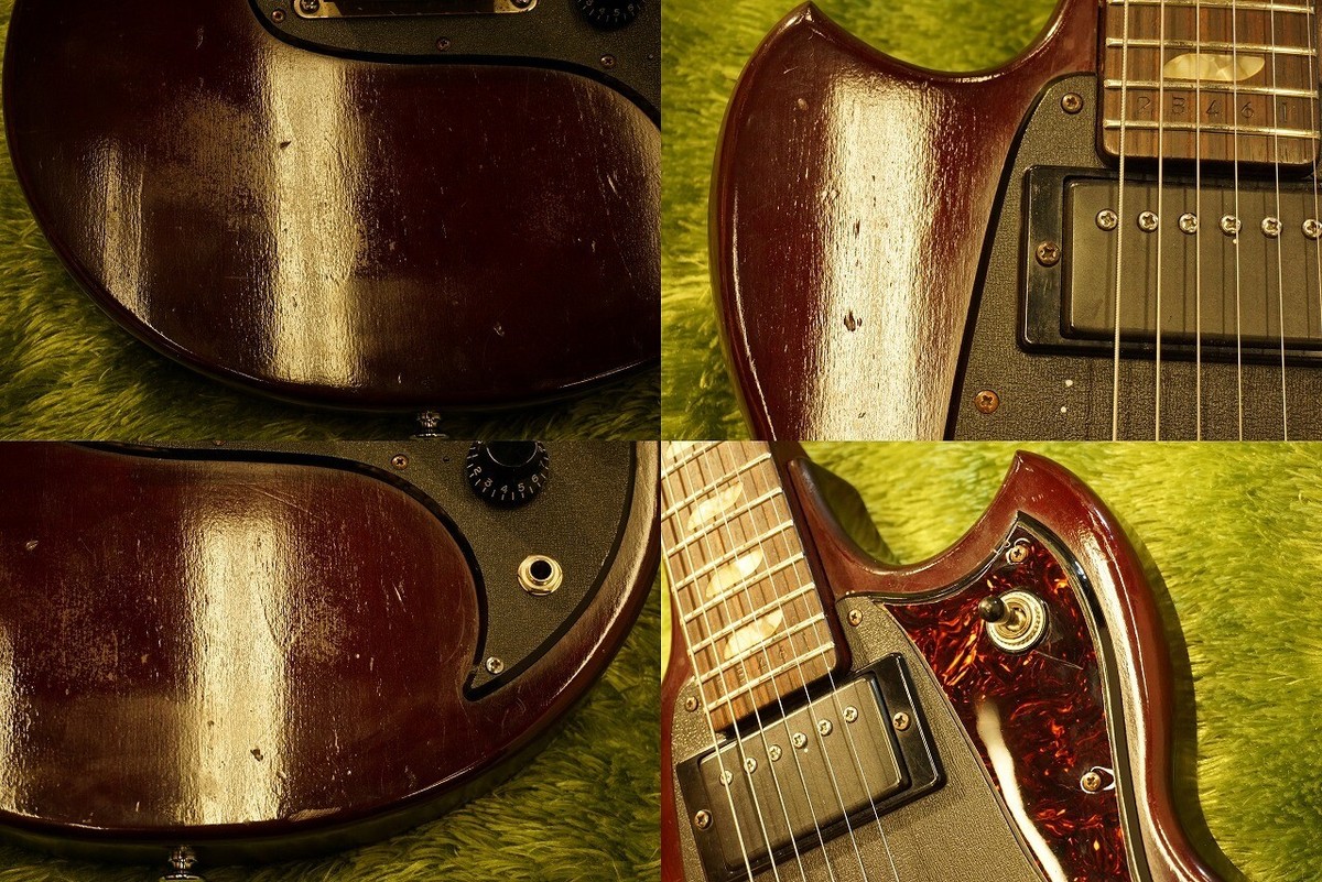 YAMAHA SG-30 Cherry Red 1973 Electric Guitar W/Gig Bag Made