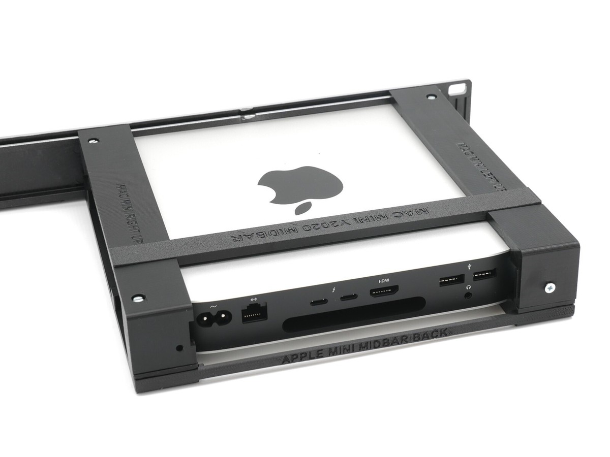 Rack mount for apple mac mini M1 on/off button add 2.d