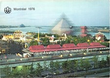 An Aerial View of La Ronde On Montréal s St. Helen s Island 1967 Expo Postcard