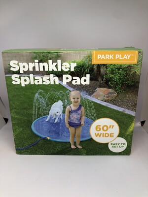 60 Inch Wide ￼sprinkler splash pad Easy Set Up Summer Fun Splash Pool