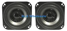 Pair OEM Style 4 inch Car Audio Speakers Dual Cone Factory Replacement Upgrade