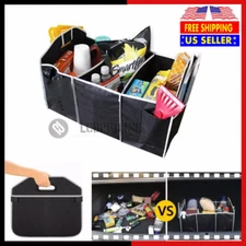 Trunk Cargo Organizer Collapsible Folding Storage Box Car Auto SUV Bin Bag New