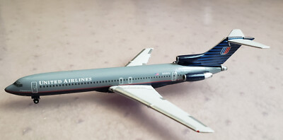 Gemini Jets 727-200 United Airlines N7291U Battleship Gray in 1