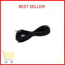 Amaney 0.8mm Black Elastic Cord Beading Threads Stretch String Fabric Crafting C