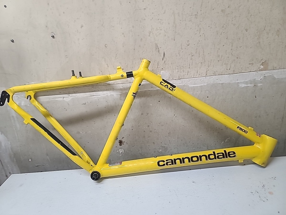 Vintage Cannondale F500 CAD2 Yellow hardtail frame Medium | eBay