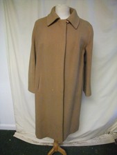 Ladies Coat Eastex Size M/l, Bust 41", Camel Pure New Wool, Used, Vintage 2308