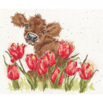 Bothy Threads Kreuzstich Set ''Bessie'', Zählmuster, XHD124, 24x29cm