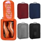 Golf Shoes Bag Zipped Sports Bag Shoe Carrying Case Breathable w/ Top-handle US