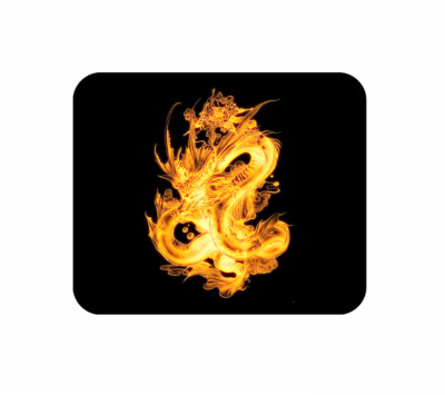 Mousepad Fahne Flagge Goldener Drache Mauspad
