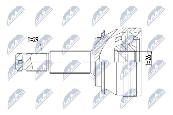 NPZ-NS-092 NTY Gelenksatz, Antriebswelle FüR Nissan,Renault-image