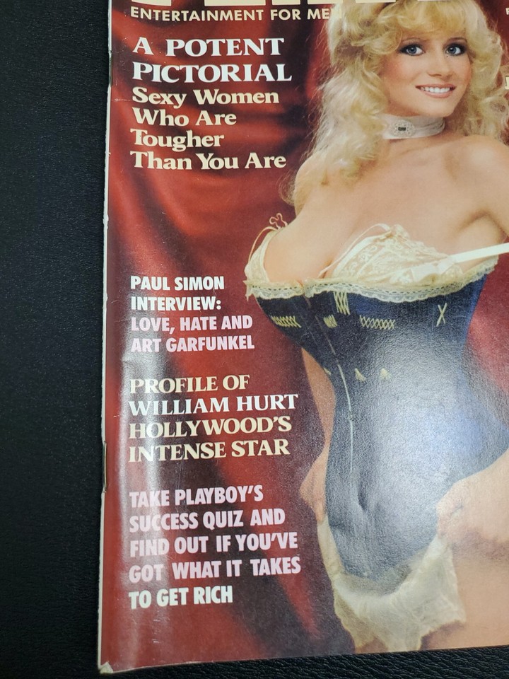 Vintage Playboy Magazine February 1984 Carol Wayne Playmate Justine