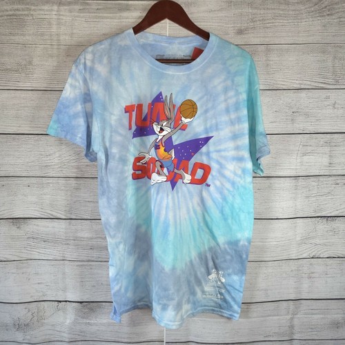 Mitchell Ness Mens Blue Tie Dye Graphic Bugs Bunny Tune Squad T Shirt Size Large | eBay