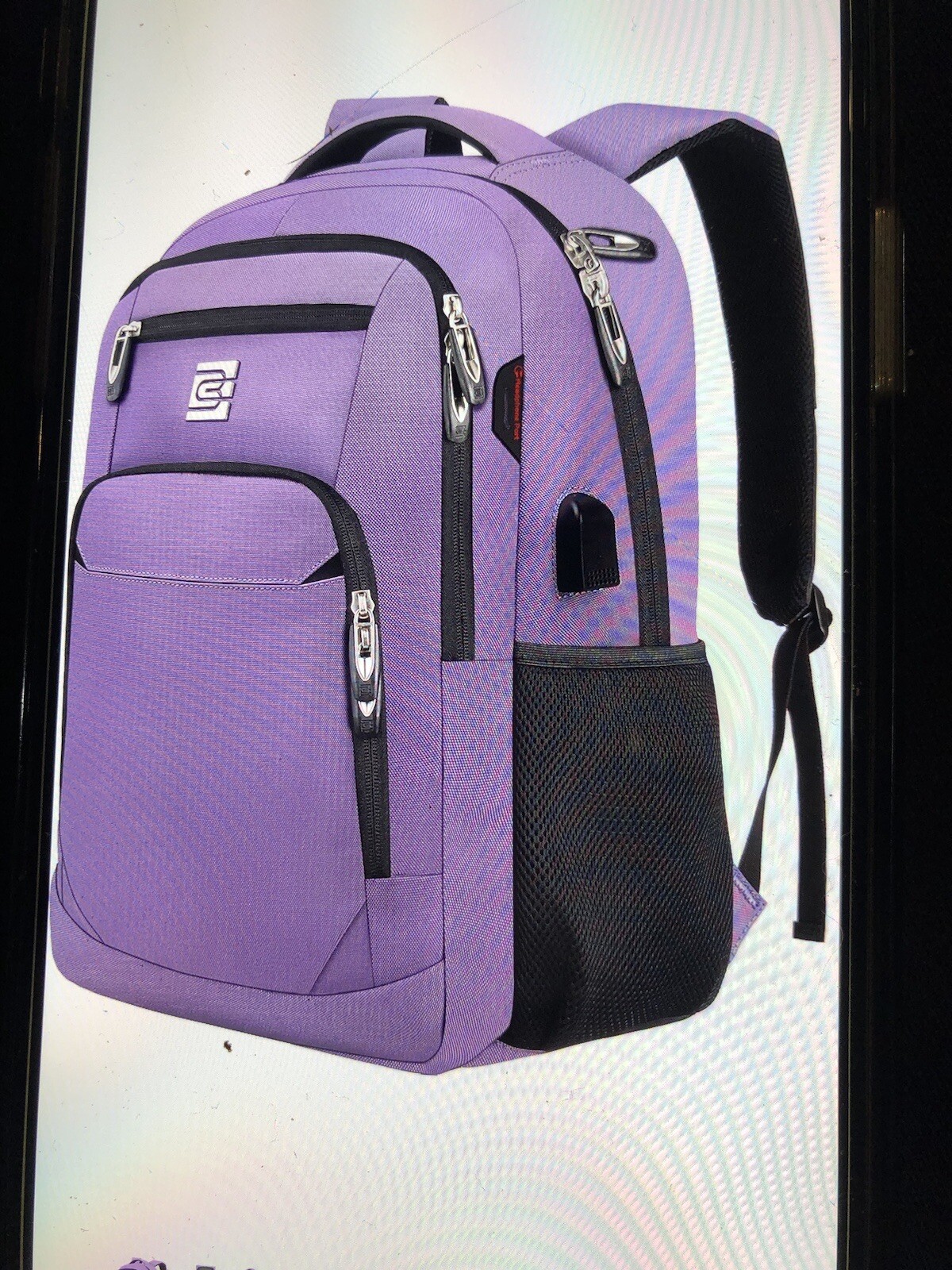 Slim Anti-Theft Laptop Backpack for Business Travel Z3005 Durable Design-image