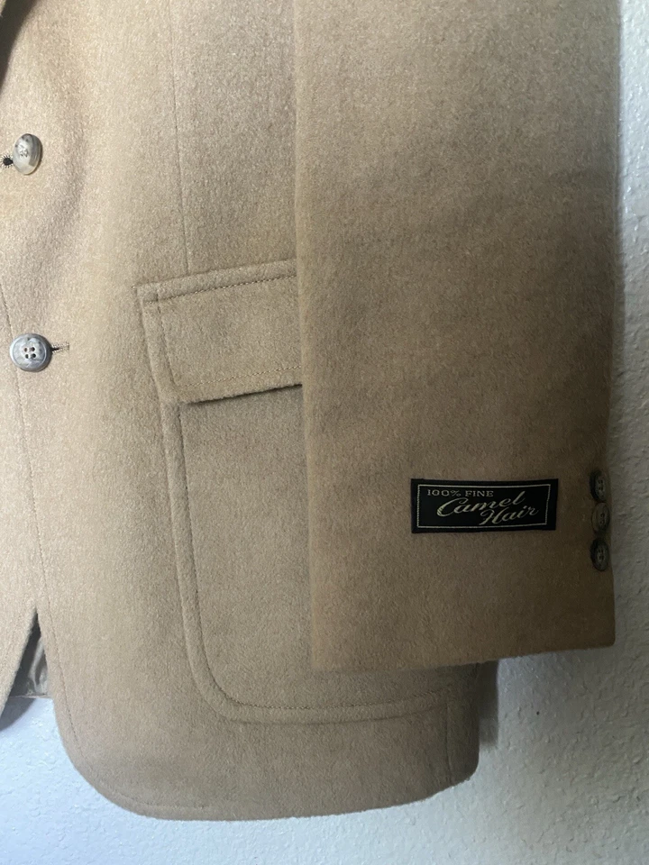 Stein Bloch Grodins Camello Piel Blazer Vestido Abrigo Chaqueta Marrón Para Hombre’s 40 NUEVO Foto 3 de 4