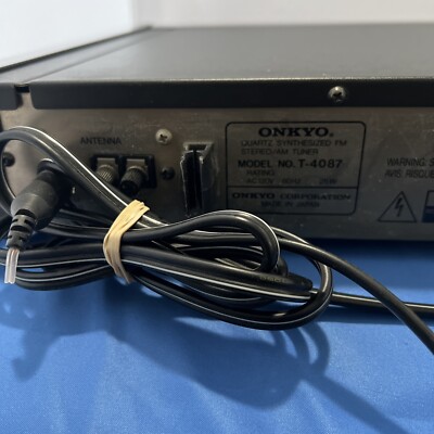 Onkyo Integra Tuner Model T-4087 RARE - Vintage *Remote NOT