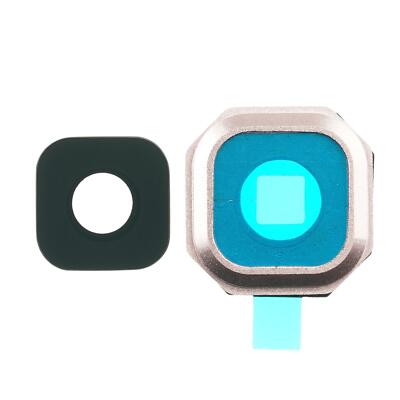 Samsung Galaxy A3 2016 SM-A310F camera lens cover white frame adhesive pink gold