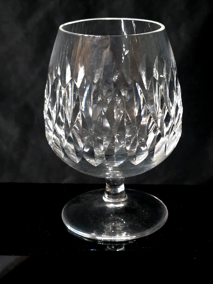 Vintage MIKASA 4.125" Brandy Cognac Snifter MANOR HOUSE Corte Vidro - Excelente Estado Usado Conjunto de 5 - Imagem 3 de 4