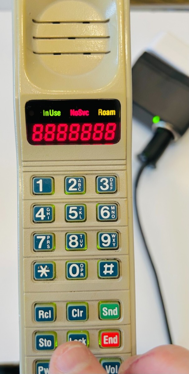 RARE 1992 Motorola Pulsar Brick Cell Phone DynaTAC Super