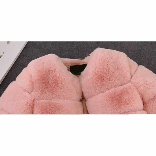 NEW Kids Faux Fur Baby Thick Parka Girl Warm Coat Jacket Coat Outerwear Children - Picture 16 of 40