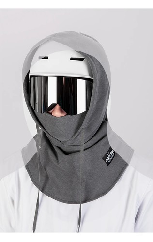 Winter Thermal Fleece Ski Mask Full Face Head Coverings Snowboard Hooded Scarfs - Picture 15 of 26