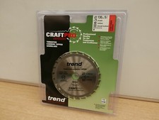 TREND 130MM X 16/20MM 24T TCT CIRCULAR SAW BLADE BOSCH PKS40 CSB/13024