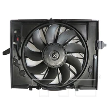 TYC 624370 Dual Radiator & Condenser Cooling Fan Assembly New