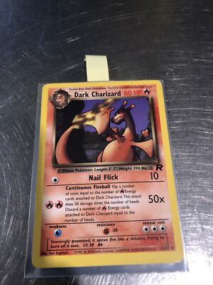 Dark Charizard Team Rocket 21/ 82 Non Holo Pokémon Card NM PSA | eBay