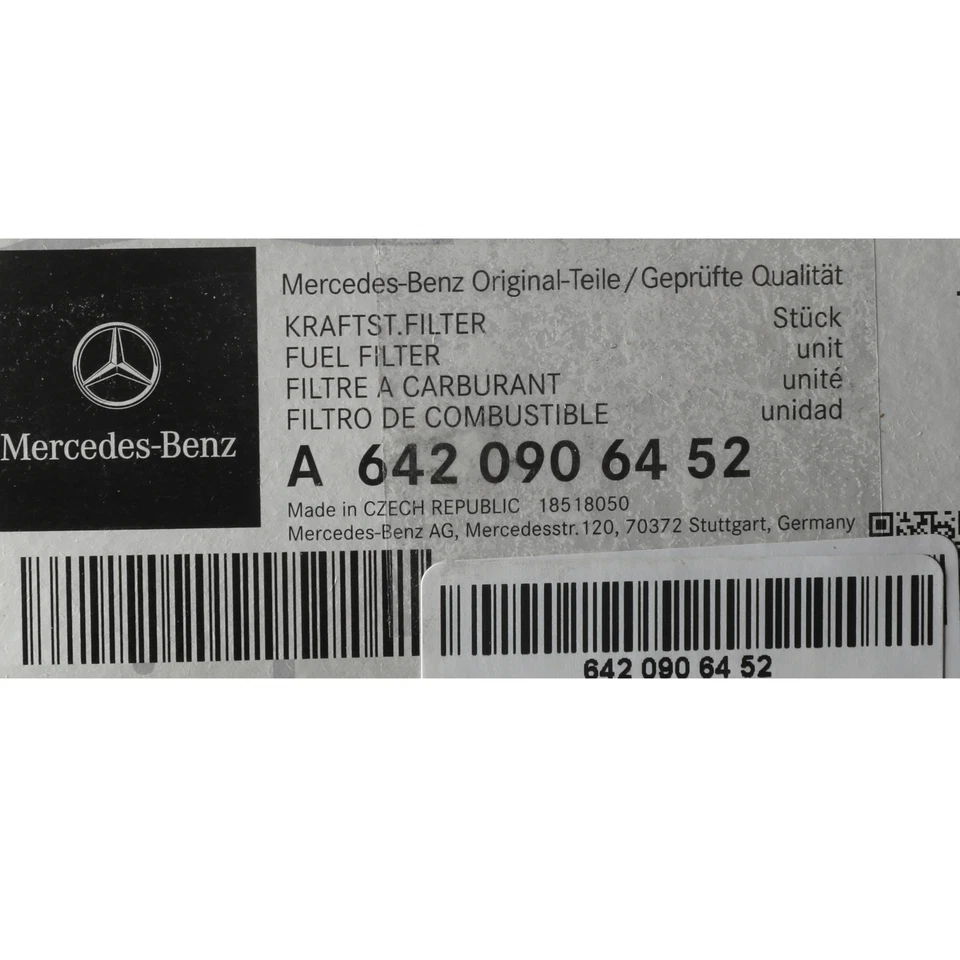 Filtro de combustible original Mercedes-Benz 642-090-64-52 Foto 4 de 4