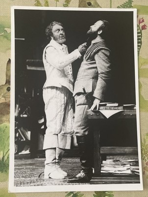 Vintage Foto von Donald Sinden als Othello und Bob Peck als Jago 1980 spielen 