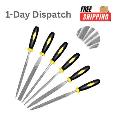 6pcs Metal Needle File Set Mini Hand Files Alloy Steel Precision Tool Kit