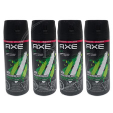 4 bottles Axe KILO Deodorant Body Spray 4oz Mandarin  Sandalwood Discontinued