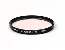 Beautiful Genuine Olympus 49 mm Skylight (1A) Filter, Mint- Condition