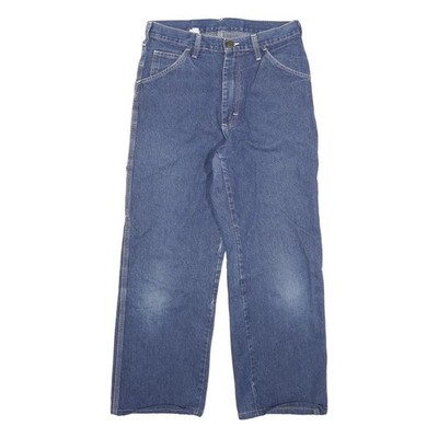 Dickies Damen Relaxed Straight Denim Medium W27 L25 Wide Leg Baumwollmischung Jeans