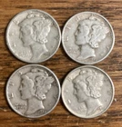1944 P XF+ Silver Mercury Dime Free Shipping