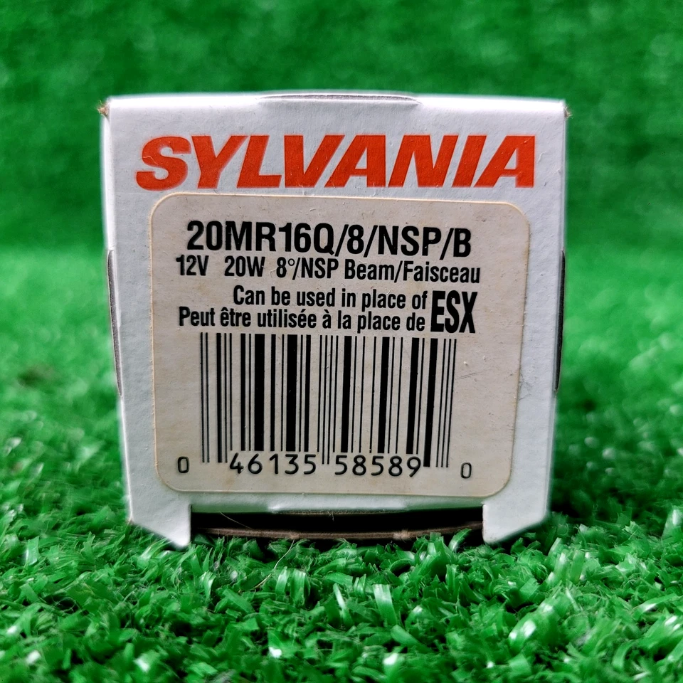 AUTHENTIC SYLVANIA TRU-AIM BRILLIANT 12v 20w MR16 GX5.3 Bi-Pin 8° Spot ESX Comp - Image 2 of 4