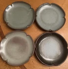 4 Frankoma Pottery 5E Plainsman Woodland Moss 6”  Bread, Dessert Plates