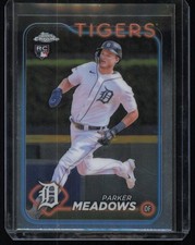 #271 2024 Topps Chrome Parker Meadows RC Detroit Tigers