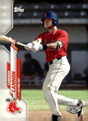 2020 Topps Pro Debut #PD-178 Cameron Cannon Boston Red Sox