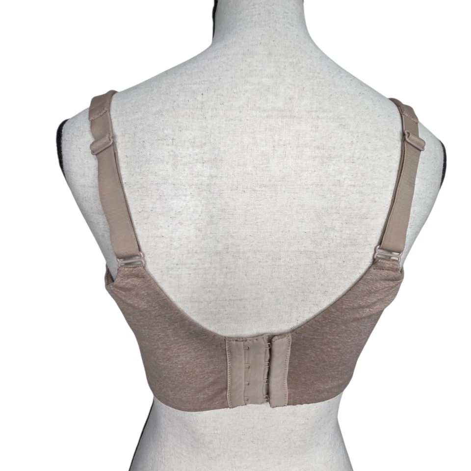 Cacique 38H Bra Unlined Full Coverage Beige Brown Underwire - Image 3 of 4