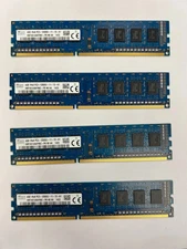 MT SAMSUNG SK HYNIX NANYA 16GB ( 4X 4GB ) PC3-12800U DDR3 DESKTOP MEMORY RAM