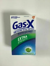 Gas-X Extra Strength Gas Relief Softgels w/Simethicone 125 Mg-50Ct exp 11/2027+