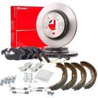 Brembo Bremsscheiben 300Mm BeläGe Bremsbacken Satz Hinten FüR Mercedes W204 S204