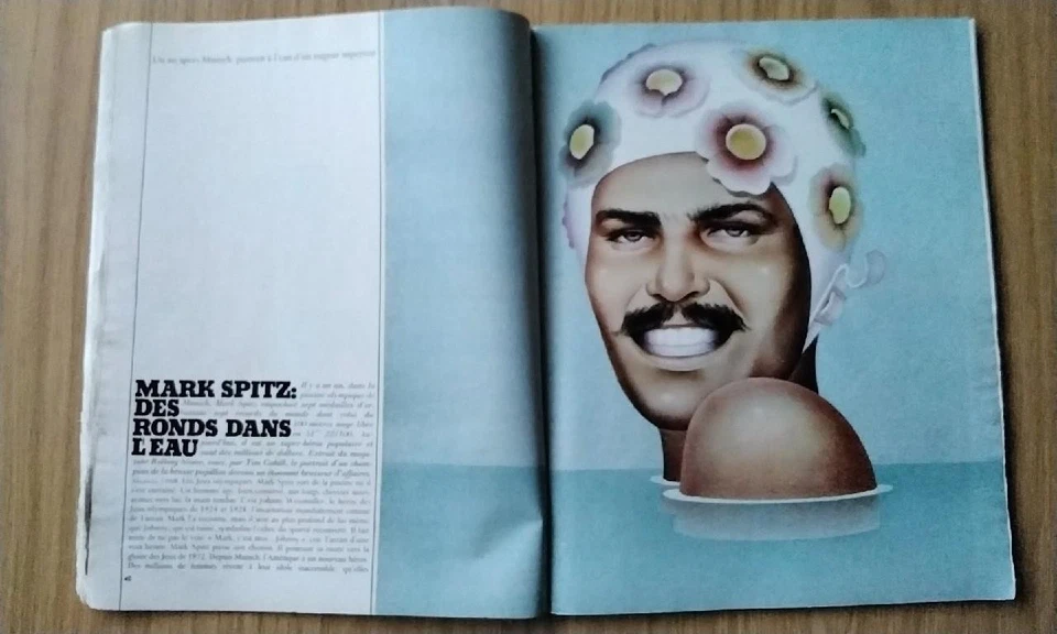 1970's  Lui French Mens Magazine  No116 September 1973  Mark Spitz - Image 4 of 4