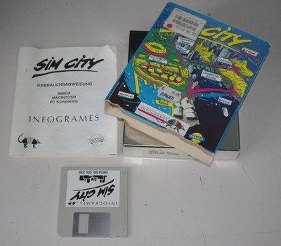 SIM CITY - FÜR AMIGA 500 - INFOGRAMES - HARDBOX