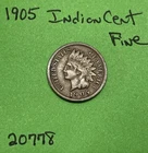 1905 Indian Head Cent / Penny 1c Fine