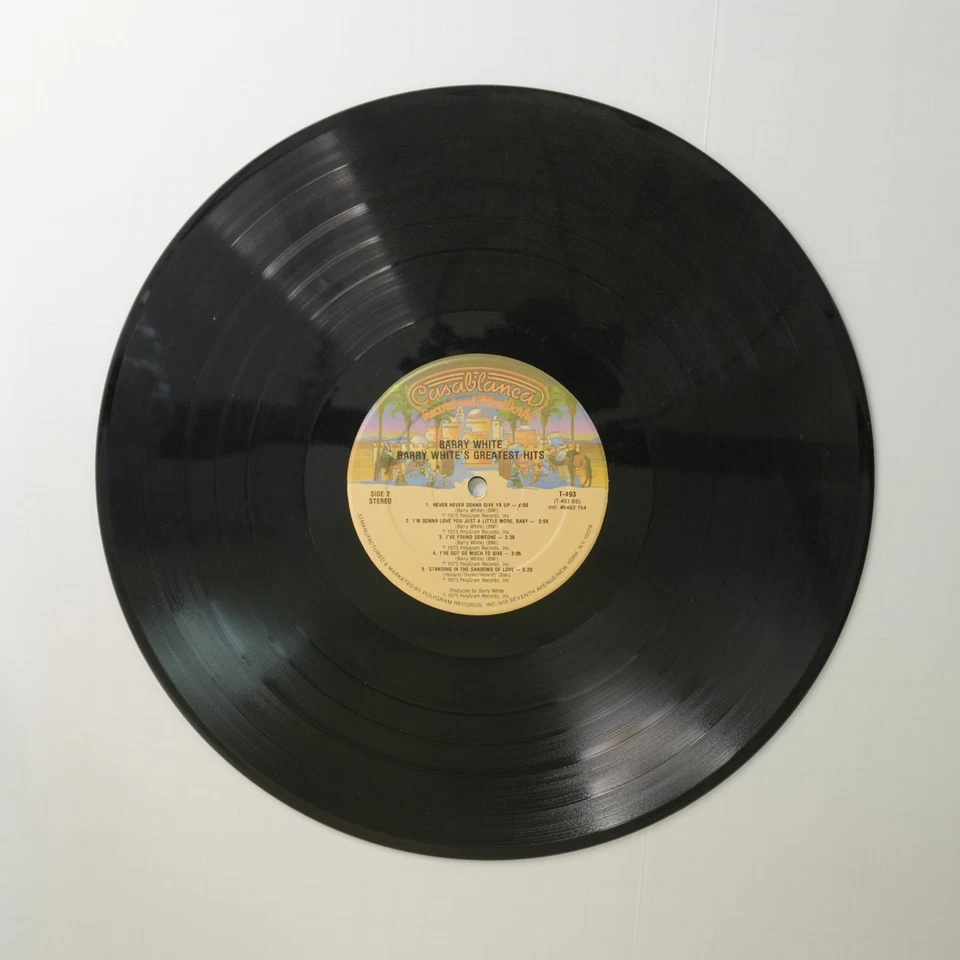 Barry White – Greatest Hits Vinyl LP – Casablanca Records – Soul/Funk 1975 Foto 3 de 4